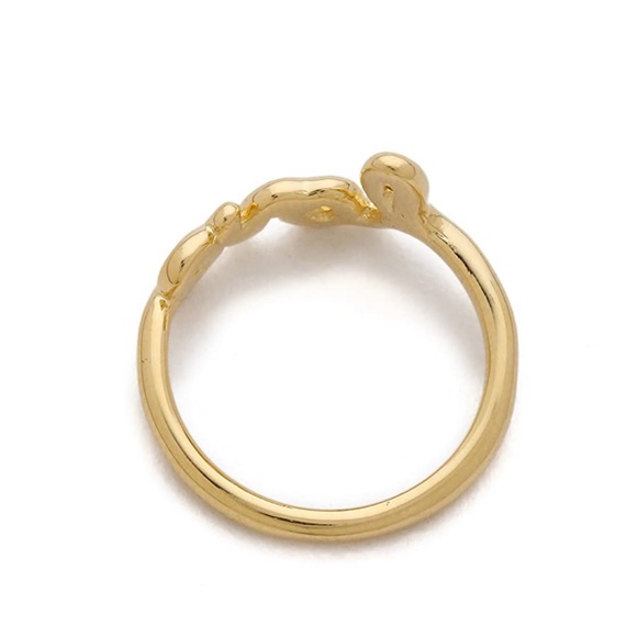 Sarah Chloe gold plated Love Ring size 6 - Picture 2 of 8